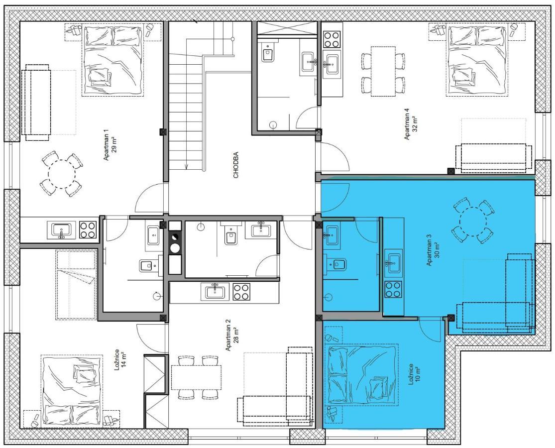 Apartmany Hacienda Boží Dar Buitenkant foto